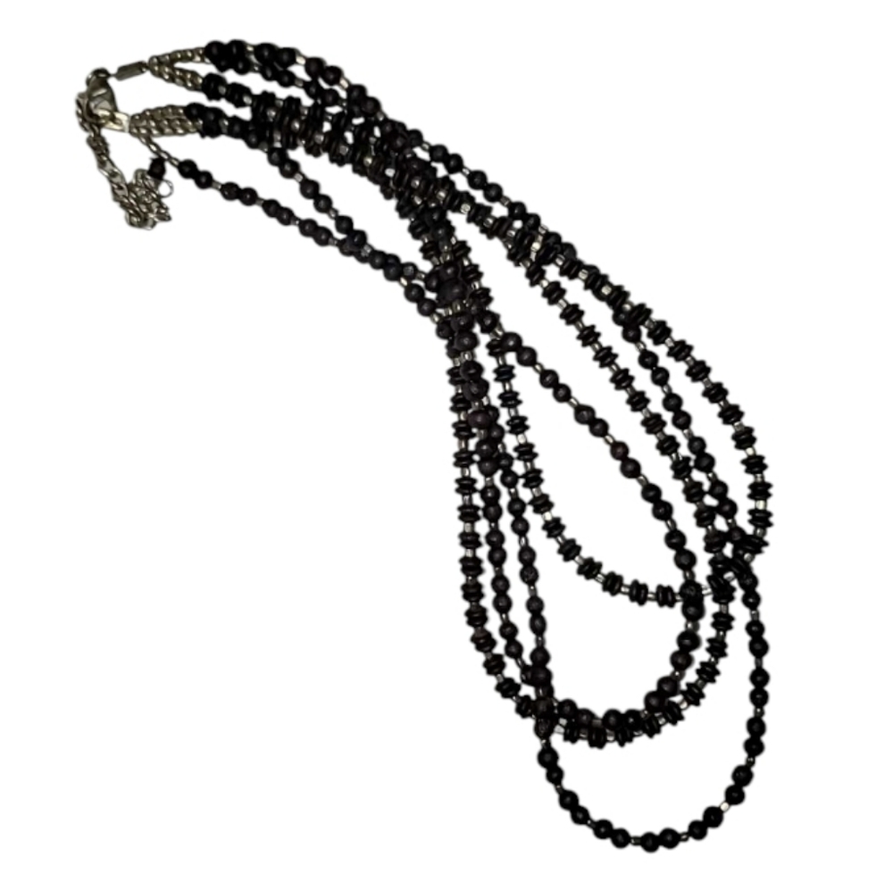10 Multi Strand Beaded Necklace Lot Bundle 18 - 24" - Picture 6 of 14